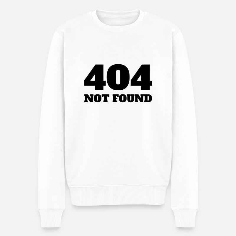 Entwickler / Informatiker / Programmierer / - Männer Premium Bio Pullover - Weiß