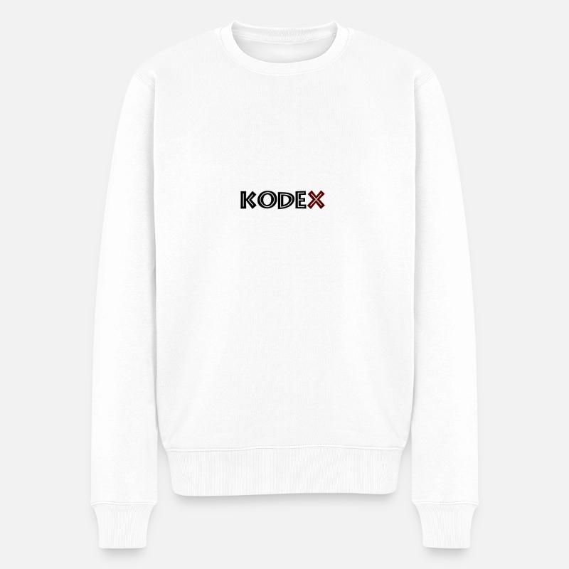 Code - Pull Premium bio Homme - blanc