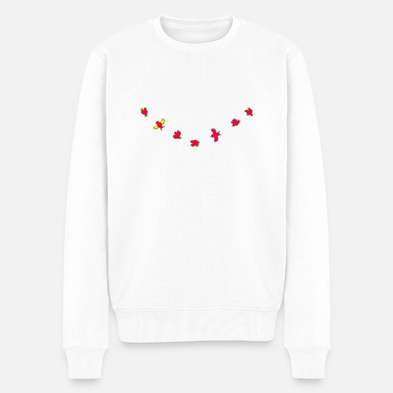 Birdies - Men's Premium Organic Jumper - white