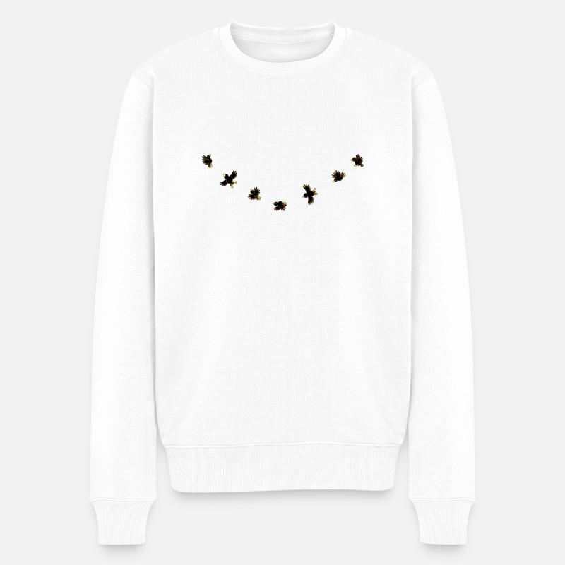 Birdies - Pull Premium bio Homme - blanc