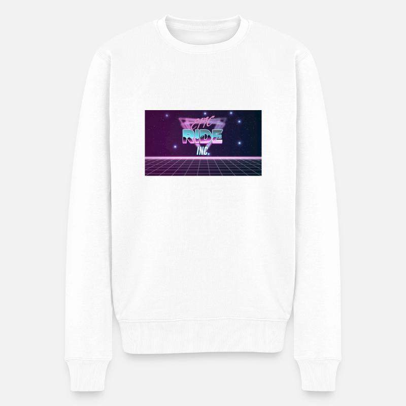 EPIC RIDE INC. - Männer Premium Bio Pullover - Weiß