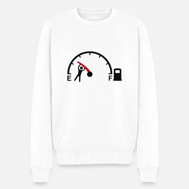 essence trop cher - humour - Pull Premium bio Homme - blanc