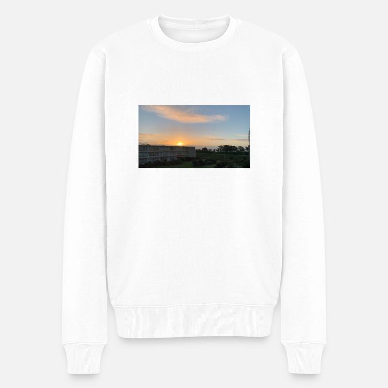 lever du soleil - Pull Premium bio Homme - blanc