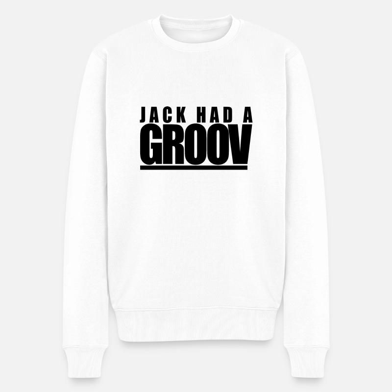 jack had a groov cadeau - Pull Premium bio Homme - blanc