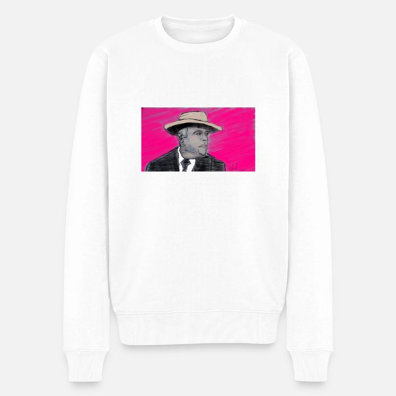 OLD MEN - Pull Premium bio Homme - blanc