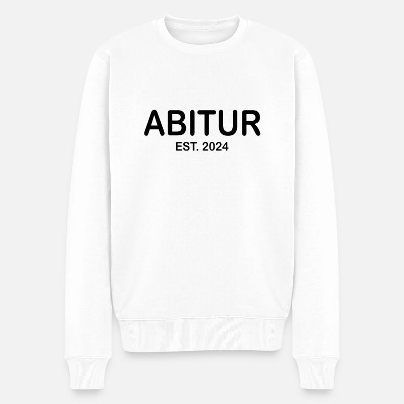 Abitur 2024 Abi - Männer Premium Bio Pullover - Weiß