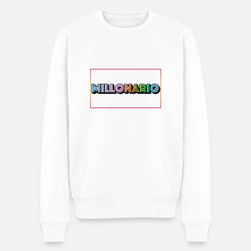 201431 - Pull Premium bio Homme - blanc