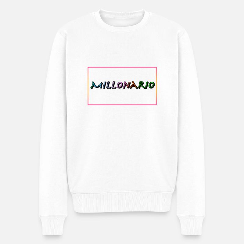 201441 - Pull Premium bio Homme - blanc