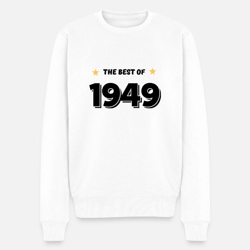 Das Beste von 1949 - Männer Premium Bio Pullover - Weiß