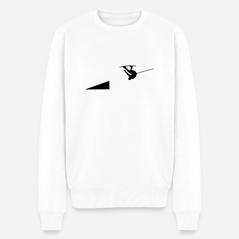 Wakeboarder/Wakeboard kicker summer 2012 - Pull Premium bio Homme - blanc