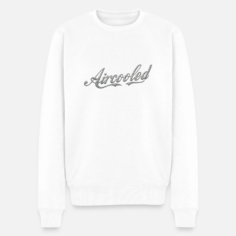 aircooled - Männer Premium Bio Pullover - Weiß