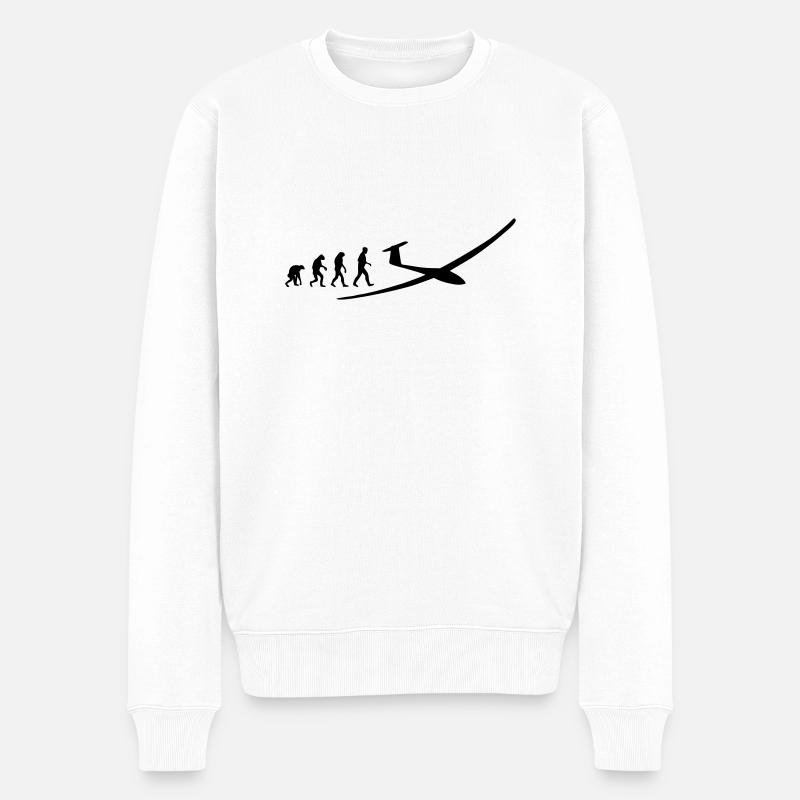 glider evolution - Pull Premium bio Homme - blanc