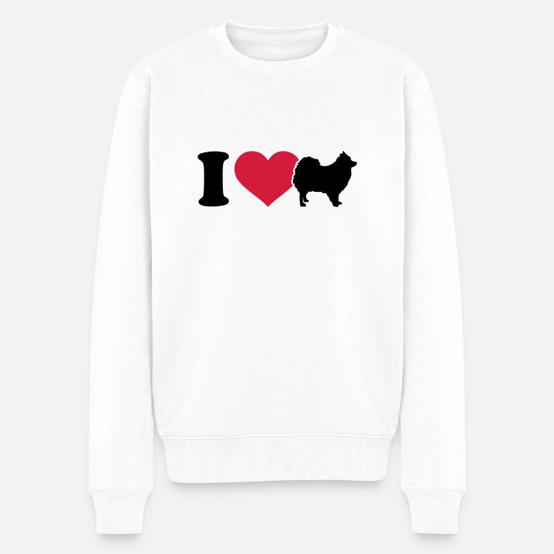 I love Loulou - Pull Premium bio Homme - blanc