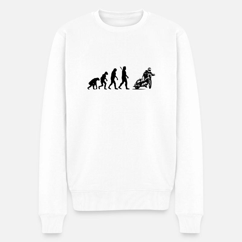 Speedway - Männer Premium Bio Pullover - Weiß