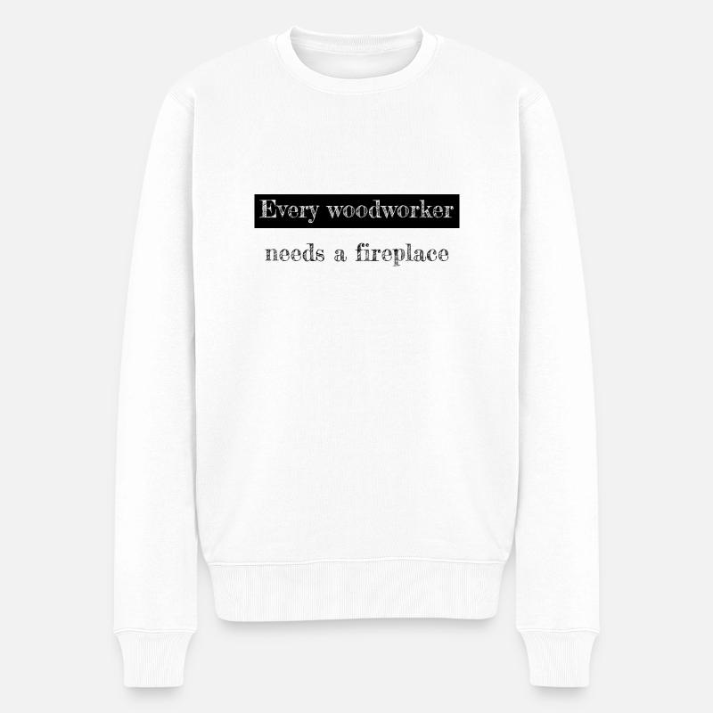 hearbeat hobbyists - Männer Premium Bio Pullover - Weiß