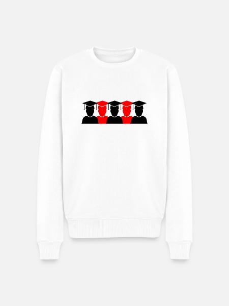 Students Diplomas 2 - Men's Premium Organic Jumper - white