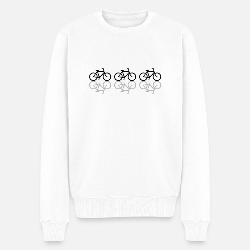 Vélo vélo vélo - Pull Premium bio Homme - blanc
