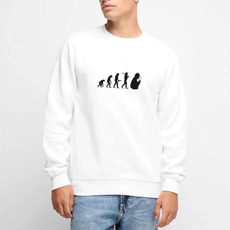 Sherlock Holmes évolution développement de progrès Pull Premium bio Homme