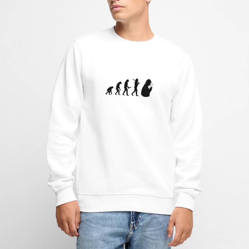 sherlock holmes evolution progress development Men's Premium Organic Jumper