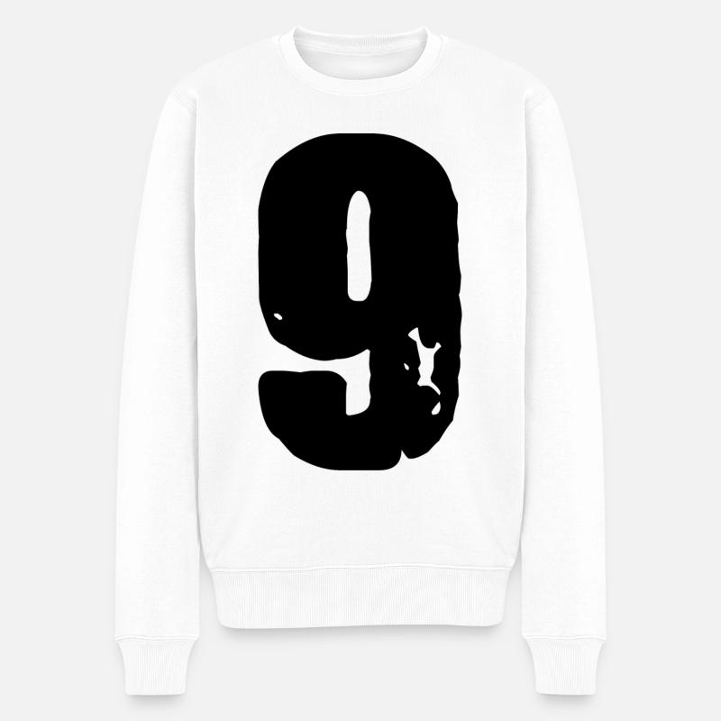 Maillot à 9 chiffres - Pull Premium bio Homme - blanc
