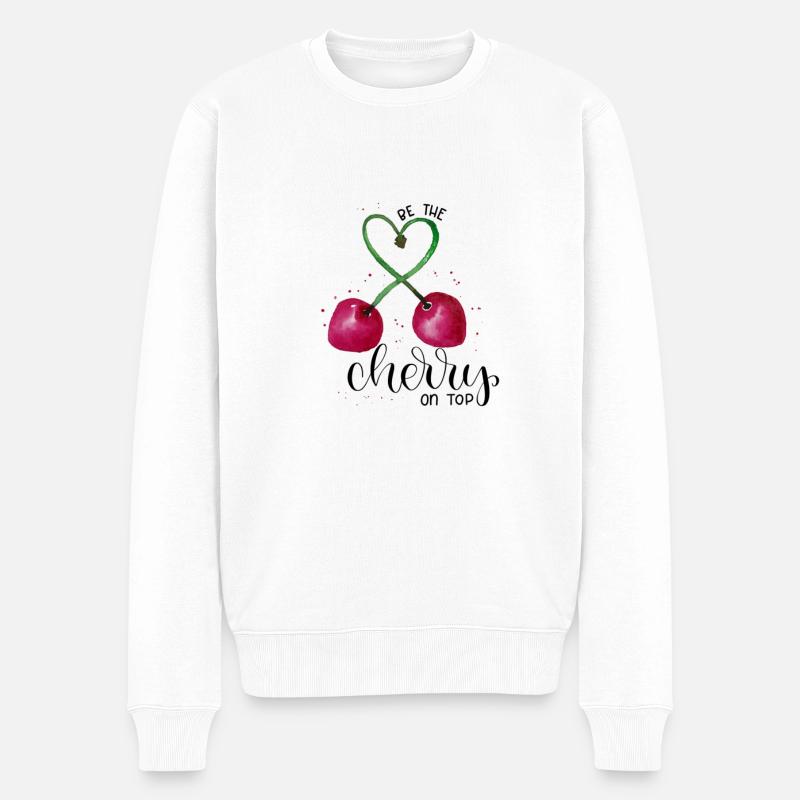 cerise sur le gâteau - Pull Premium bio Homme - blanc