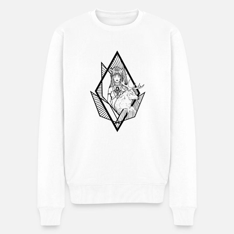 M. Hirsch - Pull Premium bio Homme - blanc