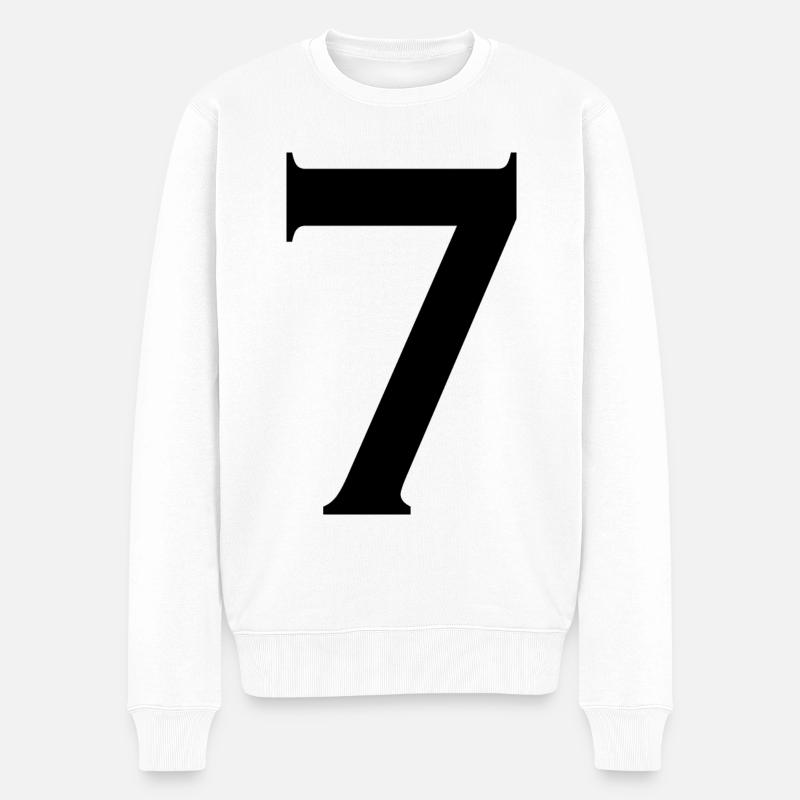 7 - Pull Premium bio Homme - blanc