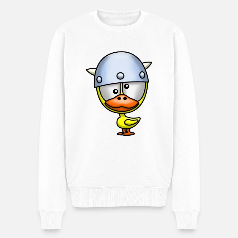 Viking canard - Pull Premium bio Homme - blanc