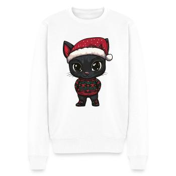 Bande dessinée de Noël de la Panthère - Pull Premium bio Homme - blanc - Devant - Thijin (182cm)