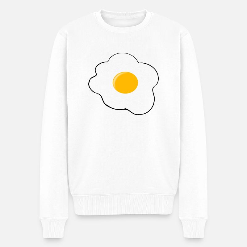 Les oeufs de Pâques oeufs de ostern101 Oeufs - Pull Premium bio Homme - blanc