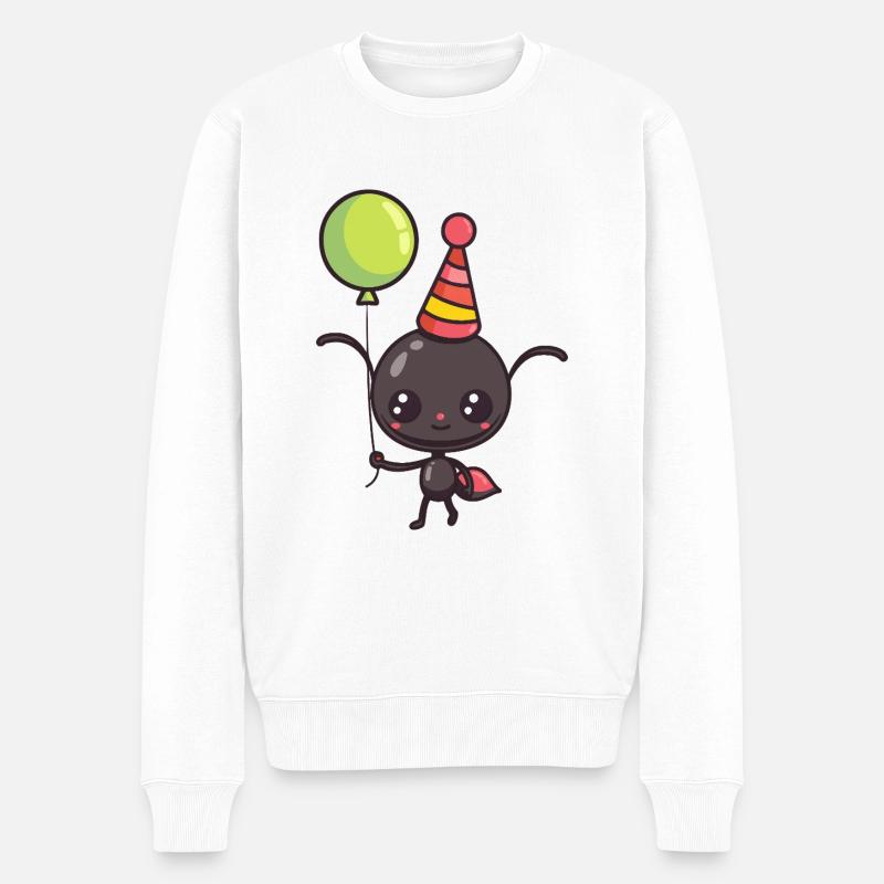 Fourmi Anniversaire Bébé - Pull Premium bio Homme - blanc