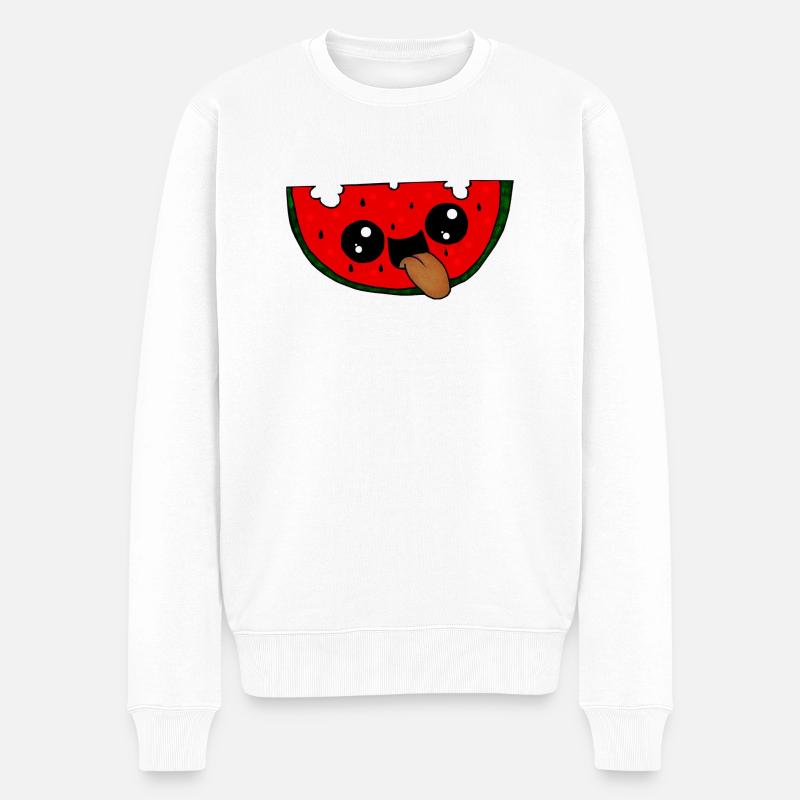 Pastèque - Pull Premium bio Homme - blanc