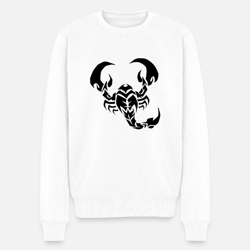 Scorpion - Pull Premium bio Homme - blanc