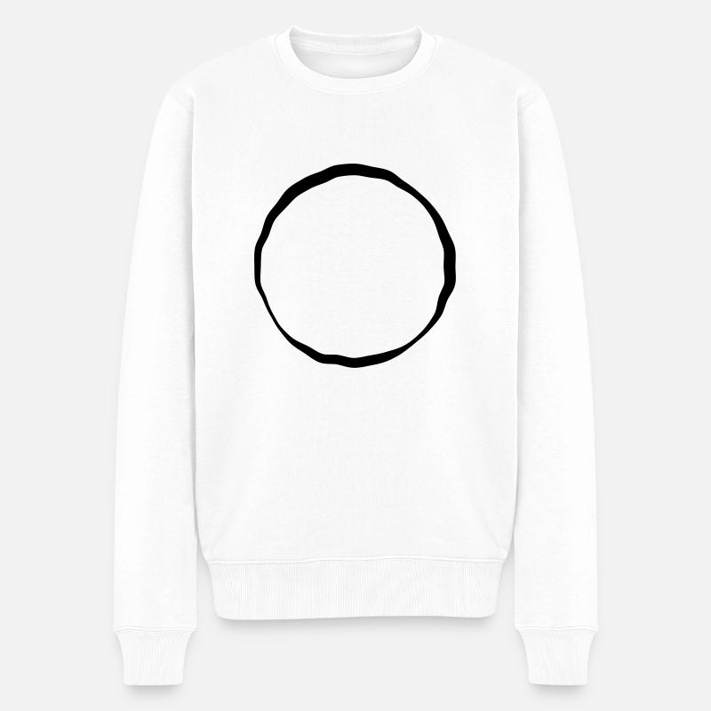 Lebenskreis - Männer Premium Bio Pullover - Weiß