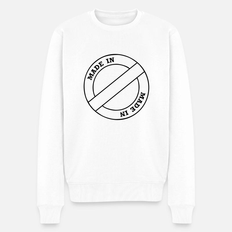 made in - Pull Premium bio Homme - blanc