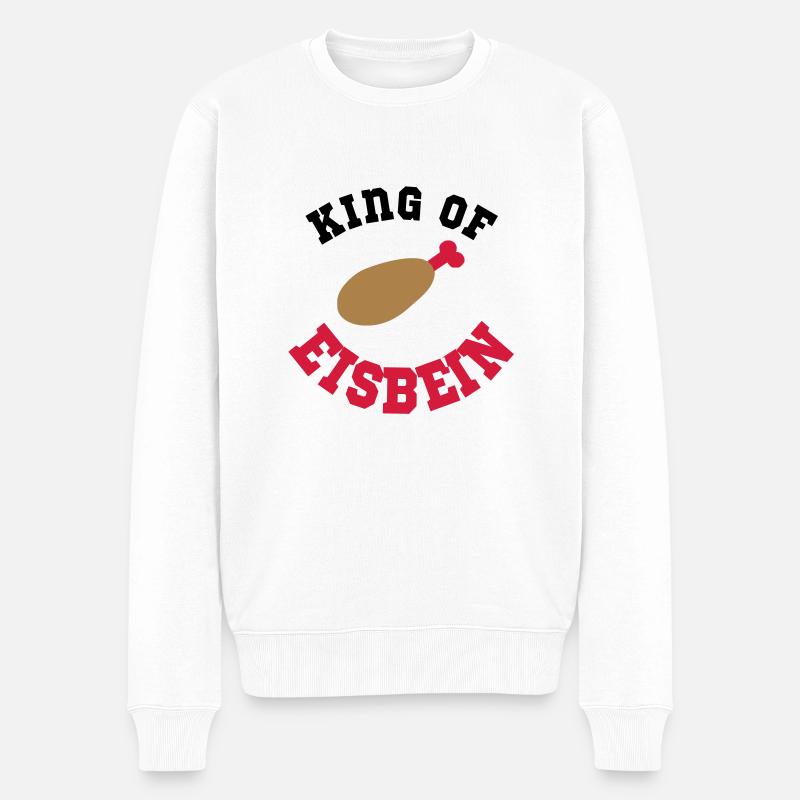 kochen - Männer Premium Bio Pullover - Weiß
