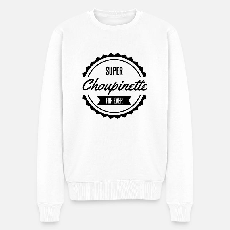 super choupinette for ever - Pull Premium bio Homme - blanc