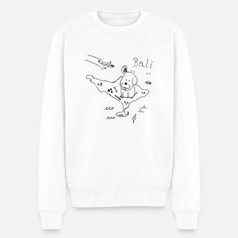 Bali - Pull Premium bio Homme - blanc