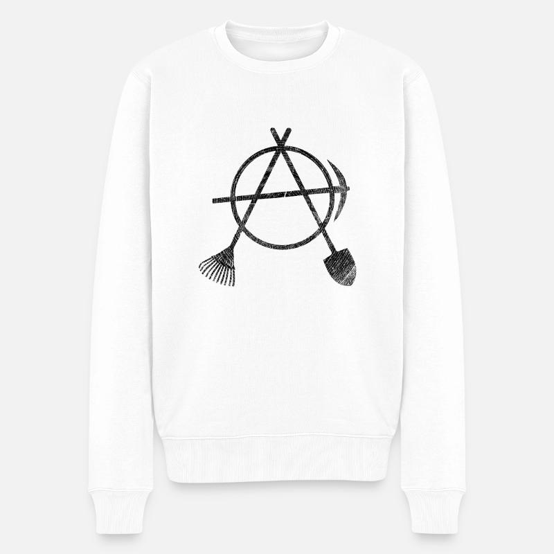garten diy - Männer Premium Bio Pullover - Weiß