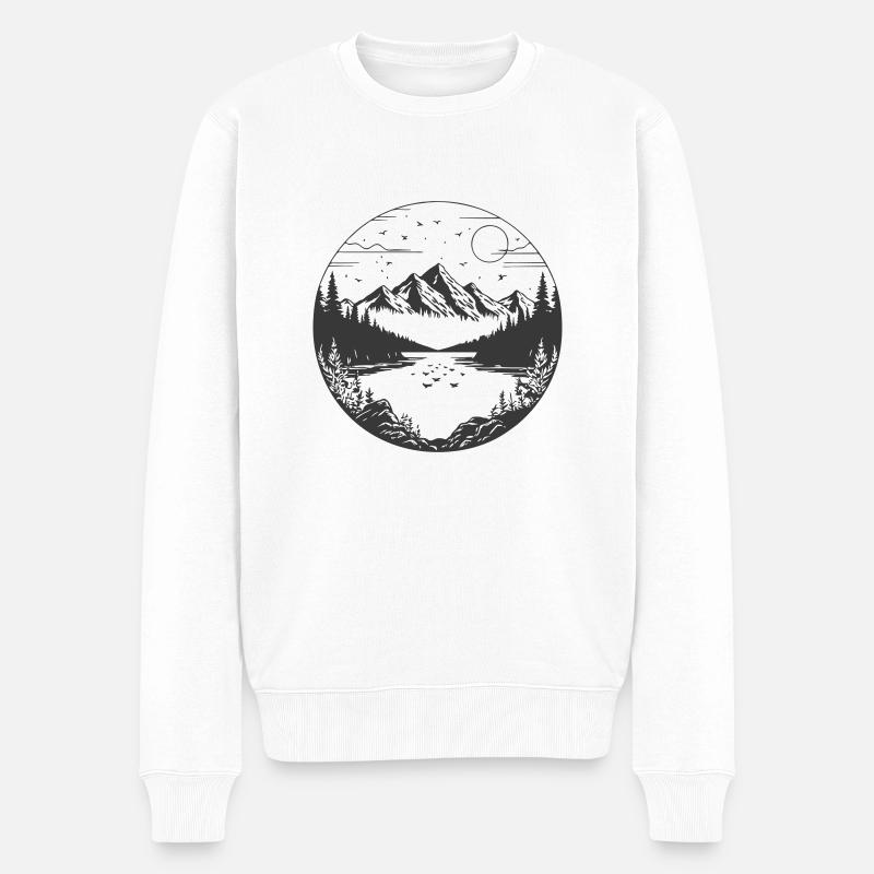 Natur ist verblüffend - Männer Premium Bio Pullover - Weiß