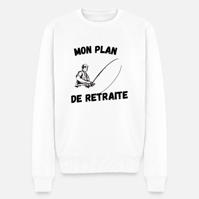 MON PLAN DE RETRAITE - Pull Premium bio Homme - blanc