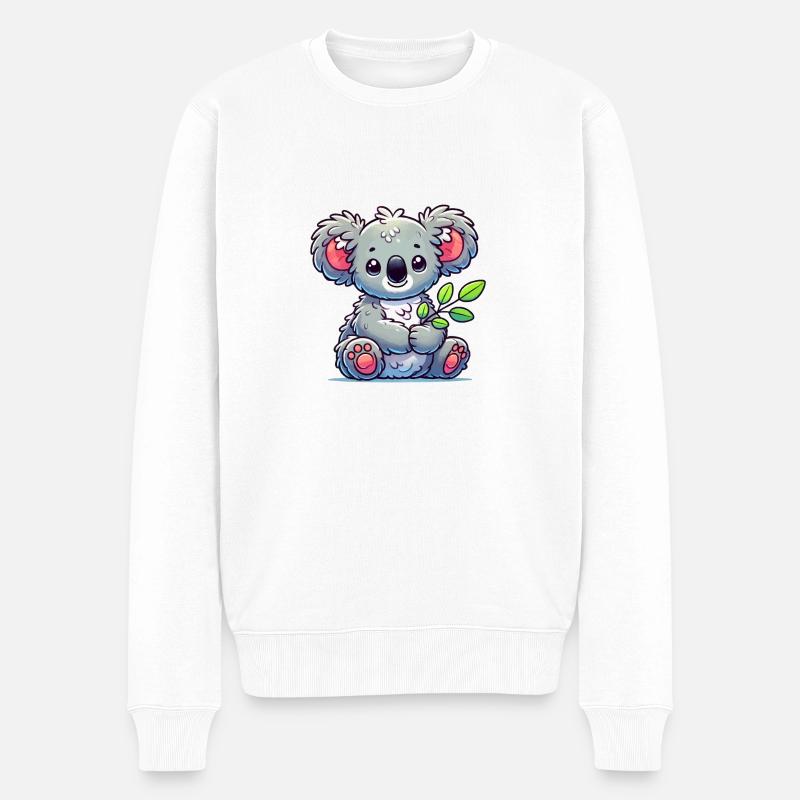 Koala - Pull Premium bio Homme - blanc