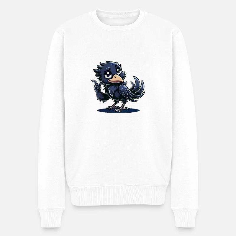rabe comic - Männer Premium Bio Pullover - Weiß