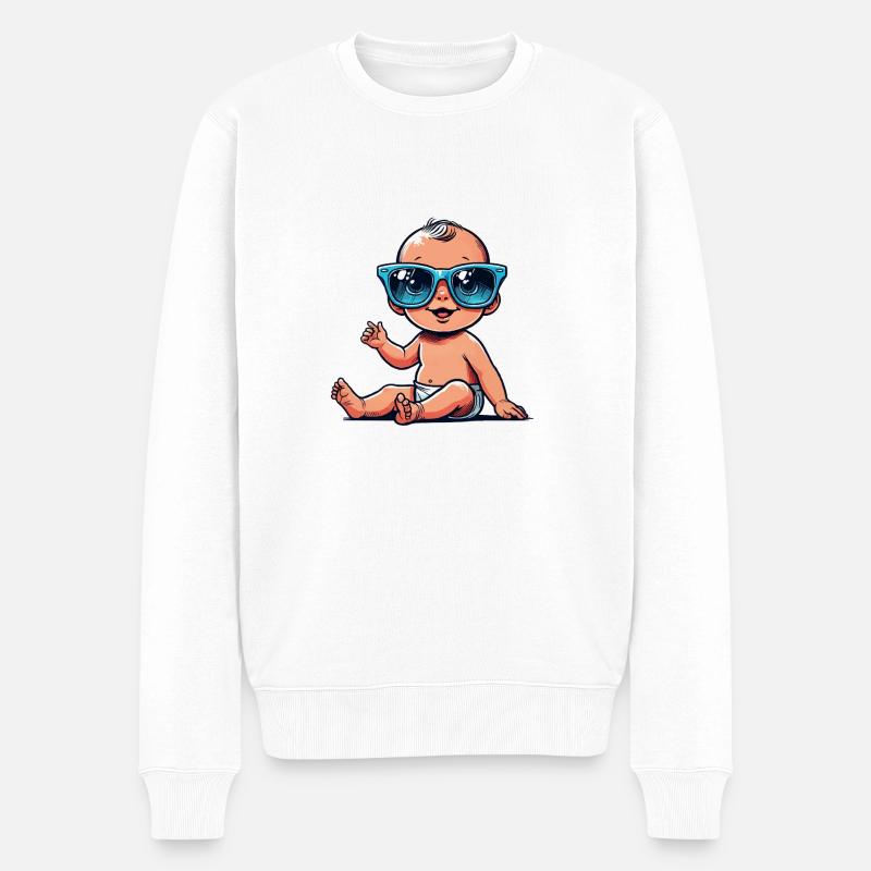 Bande dessinée pour bébé - Pull Premium bio Homme - blanc