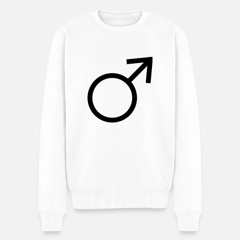 Male - Pull Premium bio Homme - blanc
