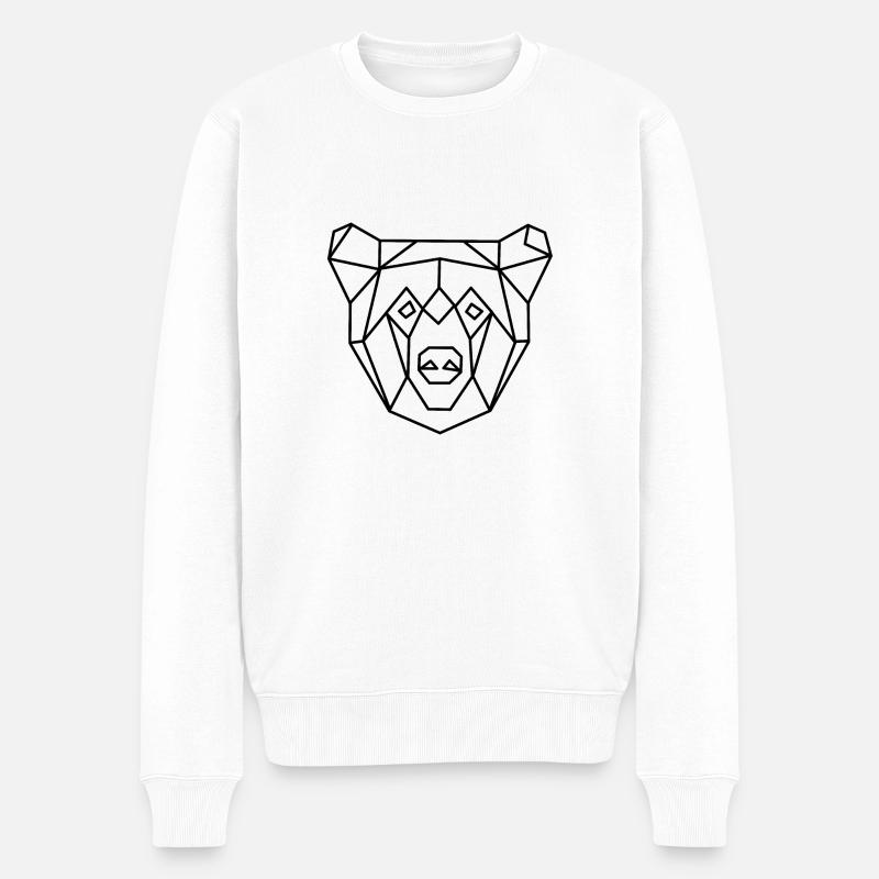 Ours - Pull Premium bio Homme - blanc