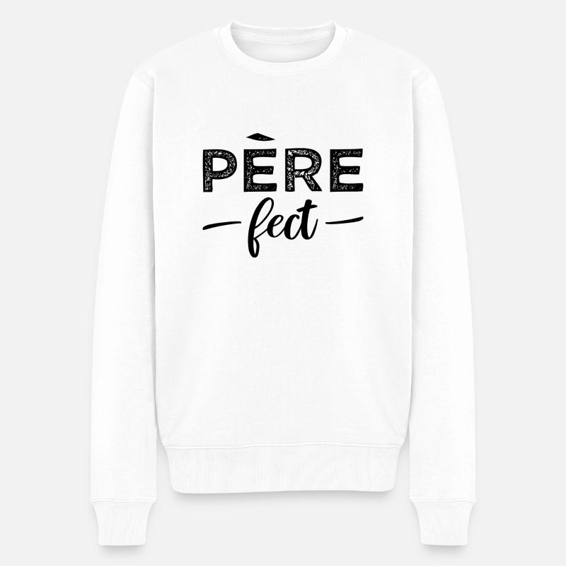 Père-fect - Pull Premium bio Homme - blanc