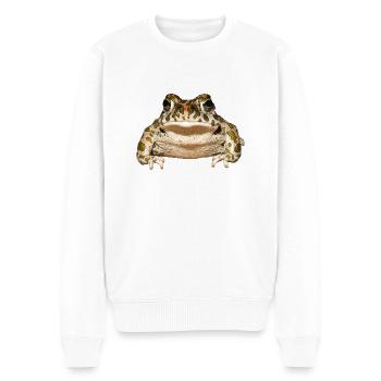 frog frog crocodile toad animal animals - Men's Premium Organic Jumper - white - Front - Thijin (182cm)