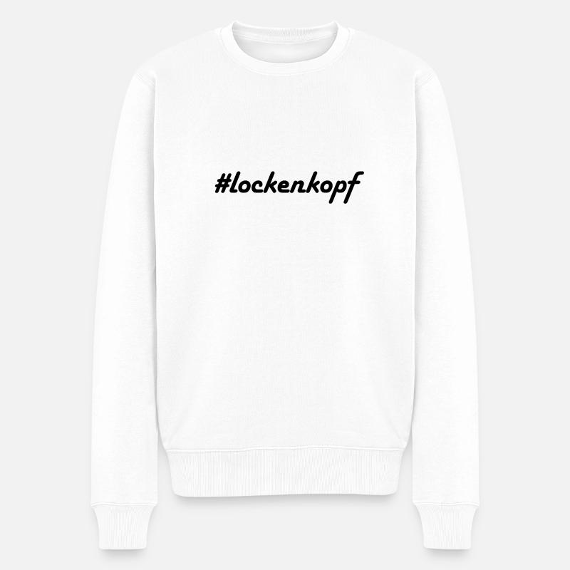 #lockenkopf - Pull Premium bio Homme - blanc