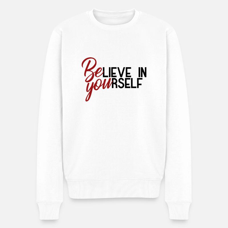 Sois toi - Pull Premium bio Homme - blanc